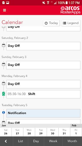 ARCOS RosterApps Mobile Screenshot3