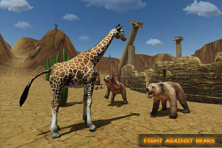 Giraffe Family Life Jungle Sim Screenshot3