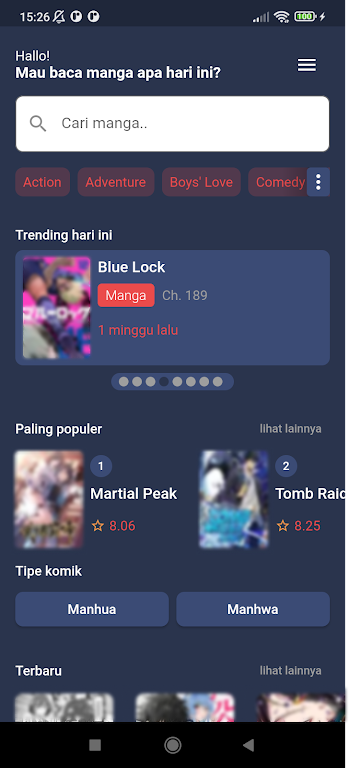 BacaKomik Bahasa Indonesia Screenshot1