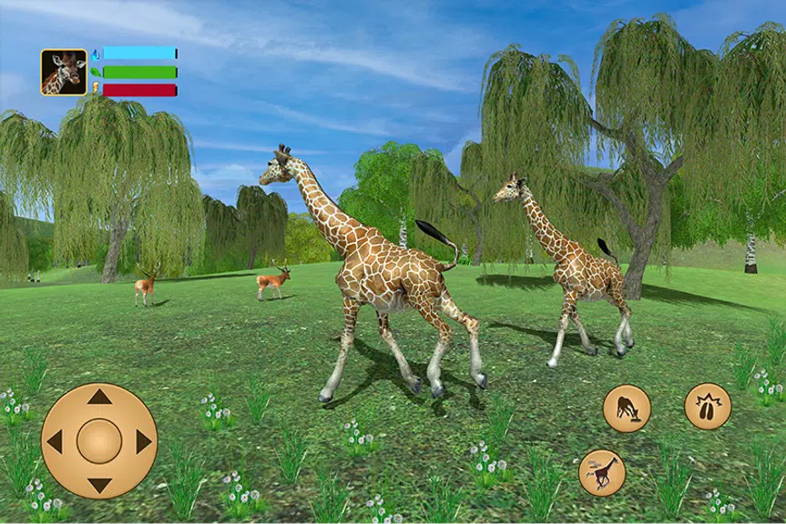 Giraffe Family Life Jungle Sim Screenshot1