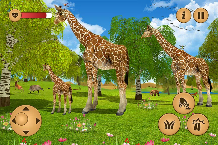 Giraffe Family Life Jungle Sim Screenshot4