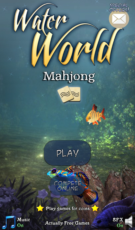 Hidden Mahjong: Underwater World Screenshot1