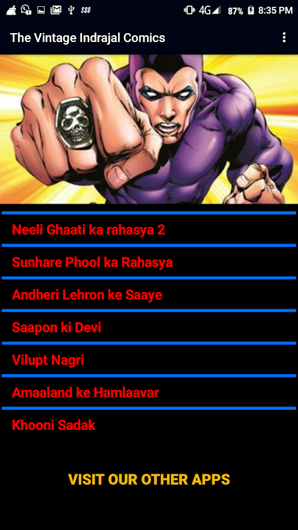 Phantom - Indrajal Comics Screenshot1