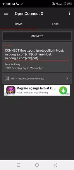 OpenConnect X for Android Screenshot1