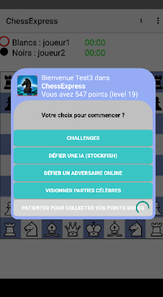 ChessExpress Echecs en ligne Screenshot1
