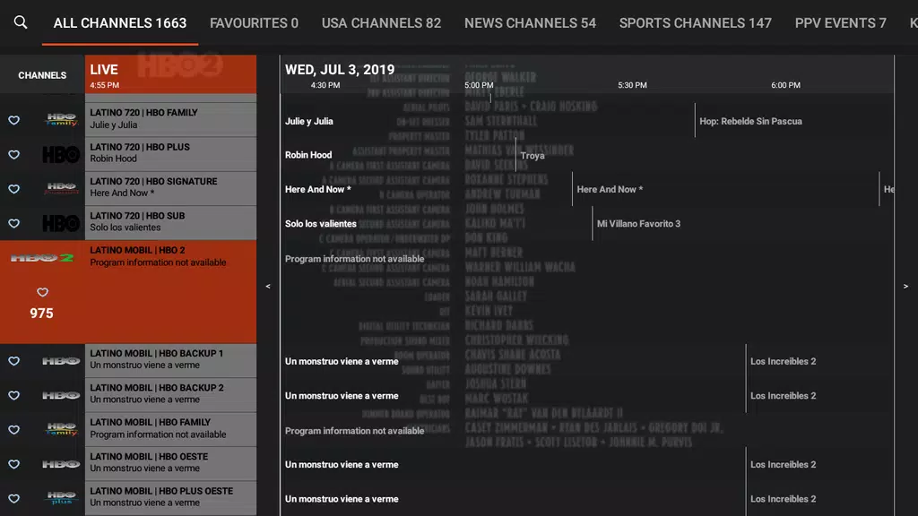 LEGAZY IPTV PLAYER Screenshot3