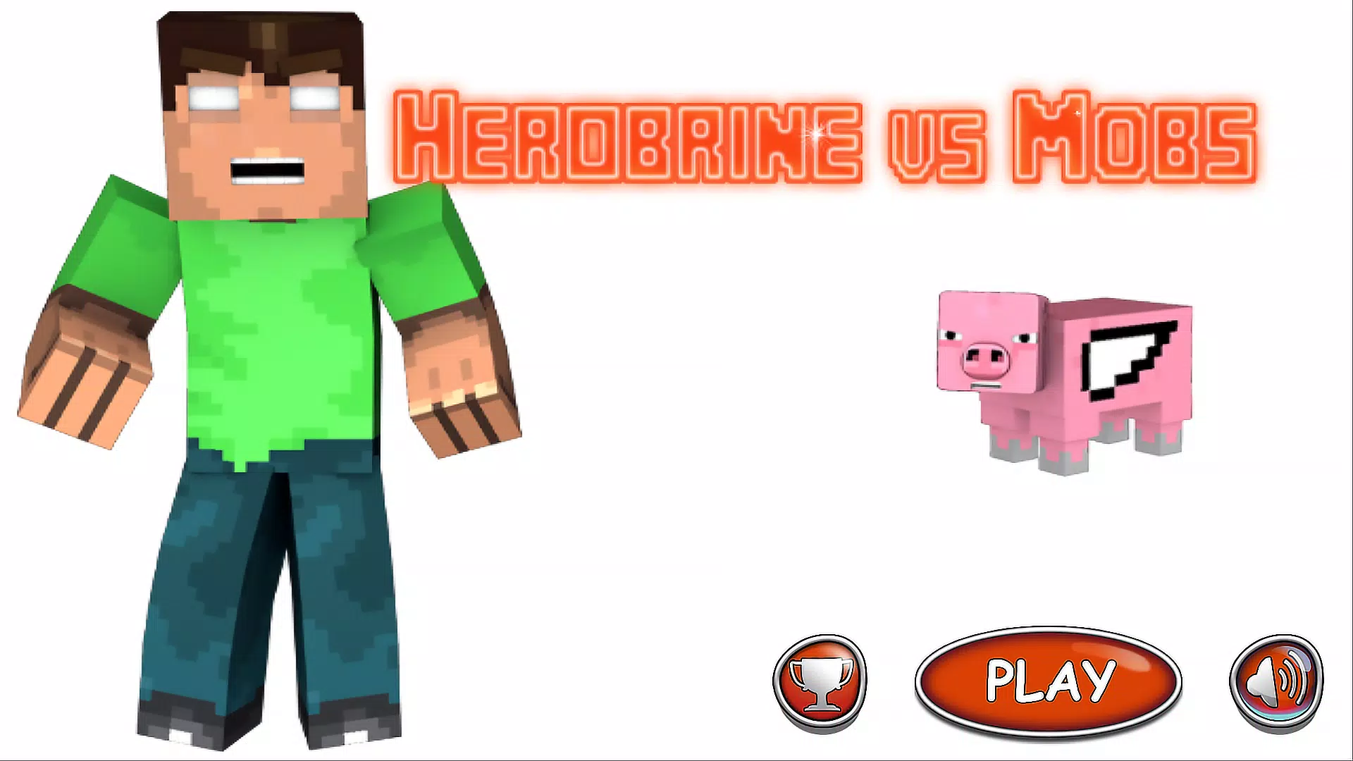 Herobrine vs Mob Craft PE Free Mod Screenshot1