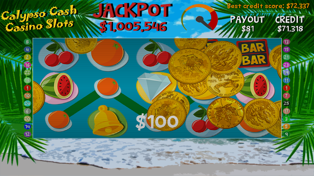 Calypso Cash Casino Slots Screenshot2