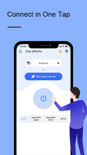 FreeVPN PRO -Free Fast Stable Best Unlimited Proxy Screenshot1