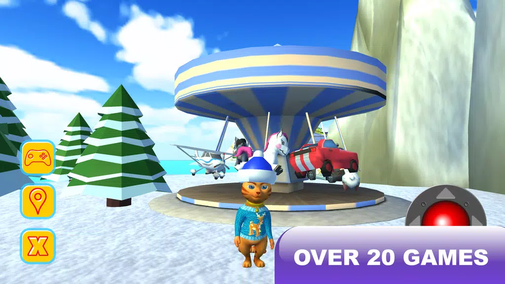 Cat Theme & Amusement Ice Park Screenshot2