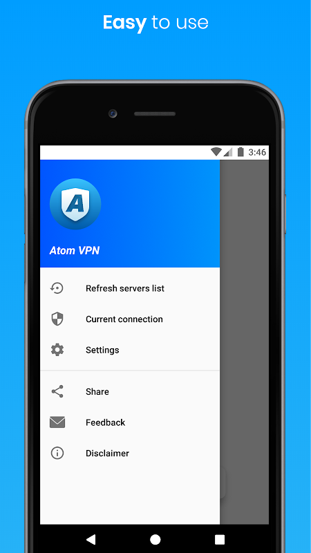 Atom VPN - Free VPN Proxy Server & Ads Free Screenshot2