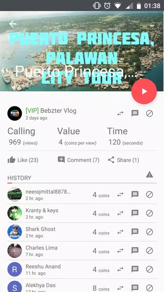 uTubeX - Views, subs, likes and comments exchange Screenshot3