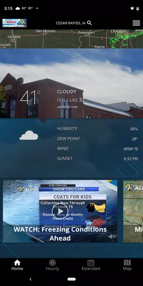 KCRG-TV9 First Alert Weather Screenshot1