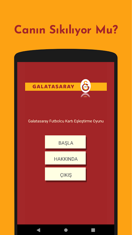 Galatasaray Futbolcu Kart Eşleştirme Oyunu Screenshot1