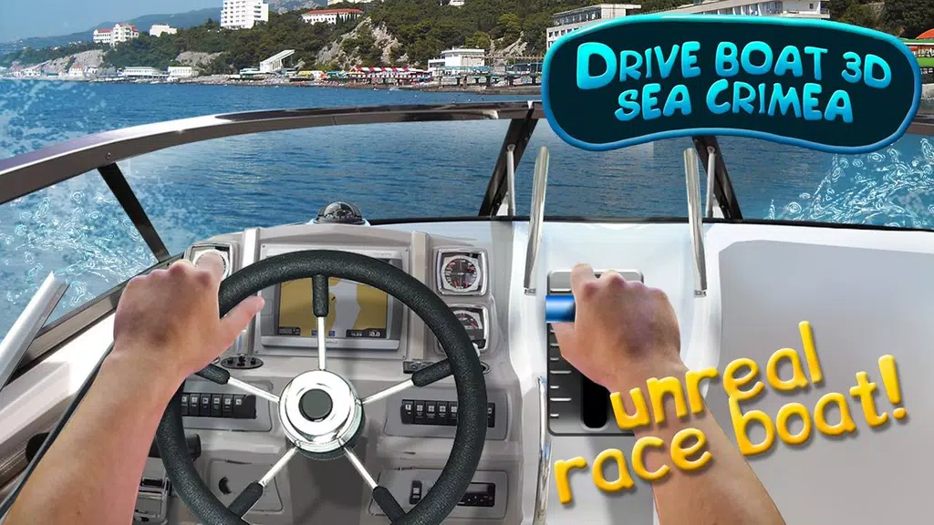 Drive Boat 3D Sea Crimea Screenshot1