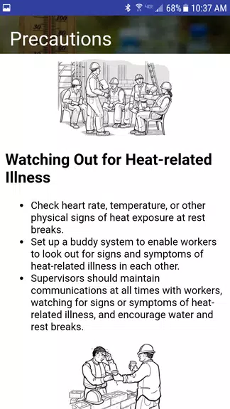 OSHA NIOSH Heat Safety Tool Screenshot3