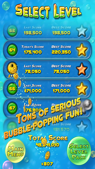 Bubble Bust! HD Bubble Shooter Mod Screenshot3