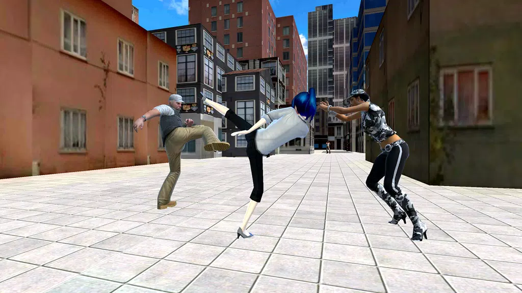 School Girl Fight Gangster Screenshot3