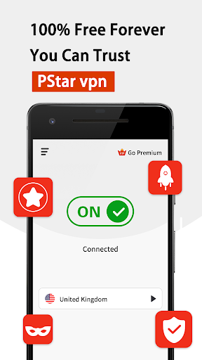 PStar VPN - Unlimited Fast Proxy Screenshot1