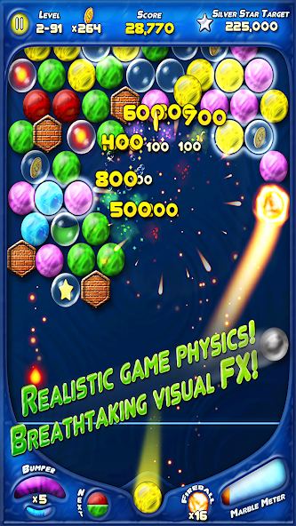 Bubble Bust! HD Bubble Shooter Mod Screenshot2