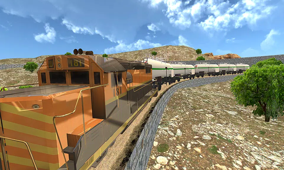 Oil Tanker Train Driving Sim Screenshot2