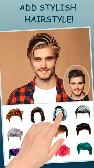 Boy Makeup App: Man Hairstyle Screenshot4