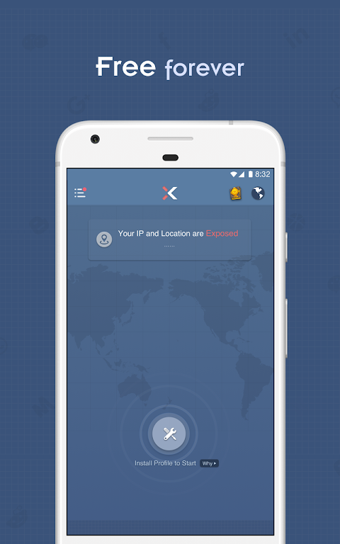 X-VPN - Free VPN Wifi Proxy Screenshot1