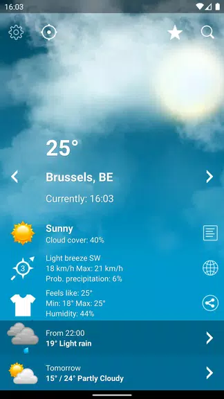 Weather Belgium XL PRO Screenshot1