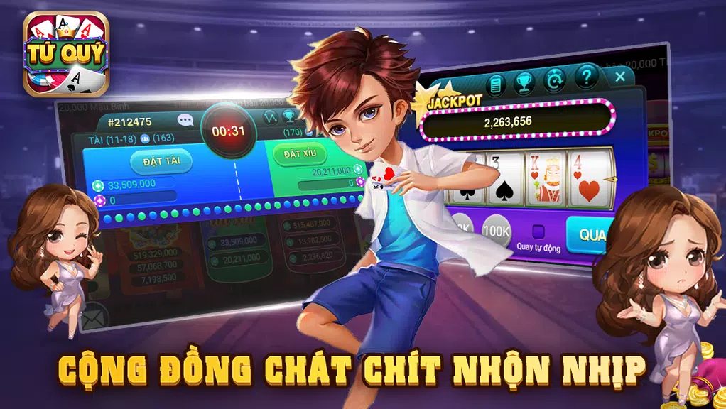 Game danh bai doi thuong - Tu Quy At Club 2018 Screenshot1