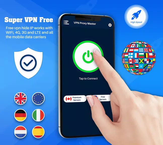 Super Vpn Free : Fast Vpn Master & Secure Vpn App Screenshot3