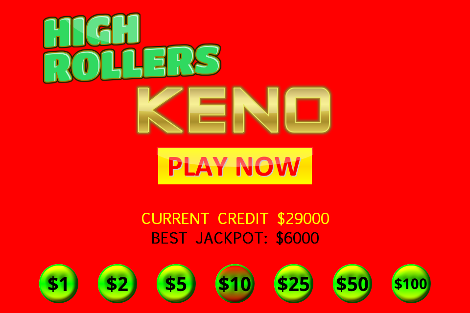 High Rollers KENO Screenshot3