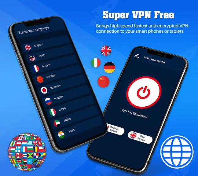 Super Vpn Free : Fast Vpn Master & Secure Vpn App Screenshot1