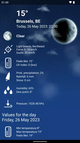 Weather Belgium XL PRO Screenshot3