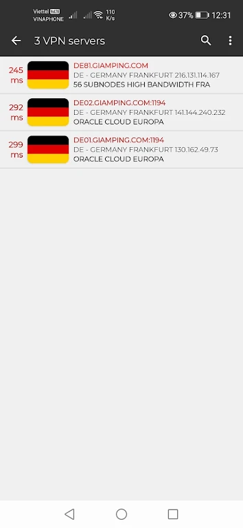 Germany VPN - DE VPN Screenshot4