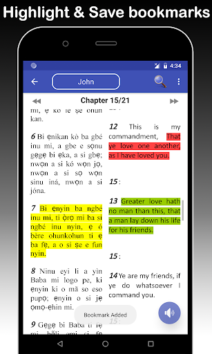 Yoruba & English Bible - With Full Offline Audio Screenshot3