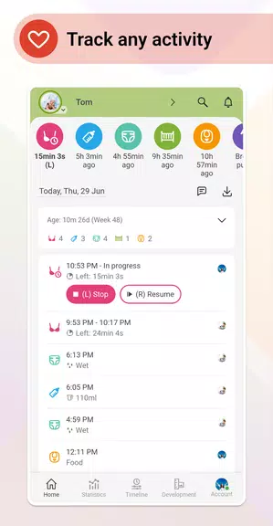 Baby Daybook - Newborn Tracker Screenshot1