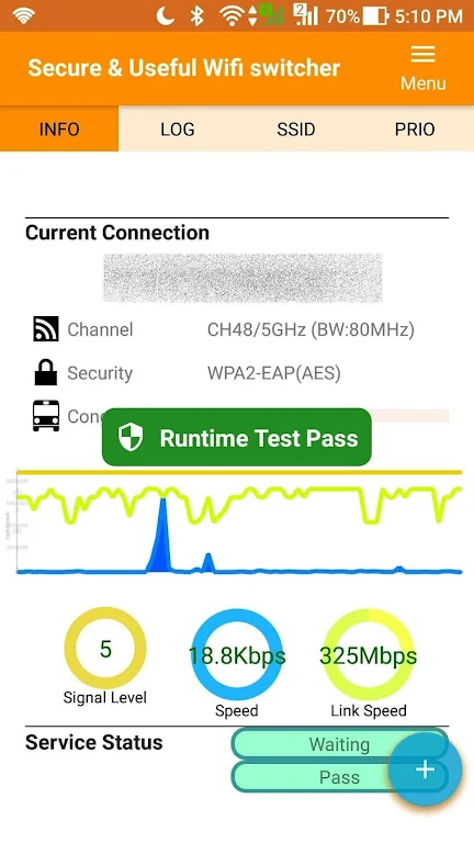 Secure Wifi switcher (Wi-Fi Security /Prepaid VPN) Screenshot1