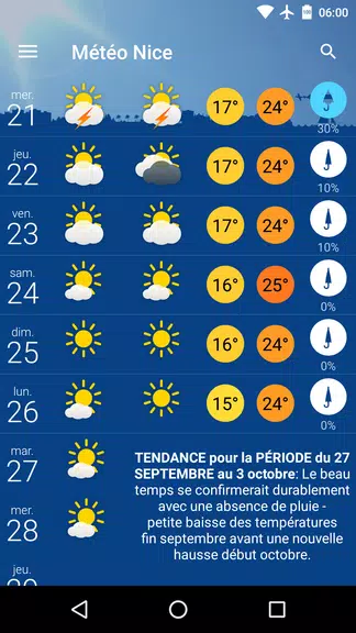 Météo Nice Screenshot2