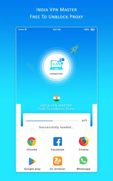 INDIA VPN MASTER - Free To Unblock Proxy Screenshot1