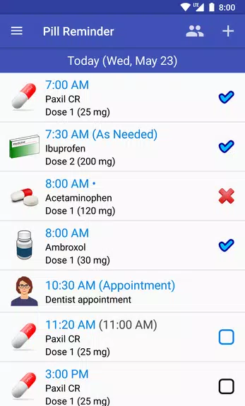 Pill Reminder and Med Tracker Screenshot1