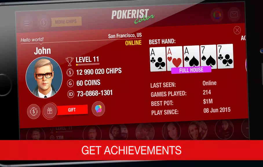 Texas Casino Card Games Poker Online Screenshot2