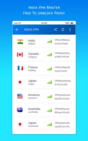 INDIA VPN MASTER - Free To Unblock Proxy Screenshot4