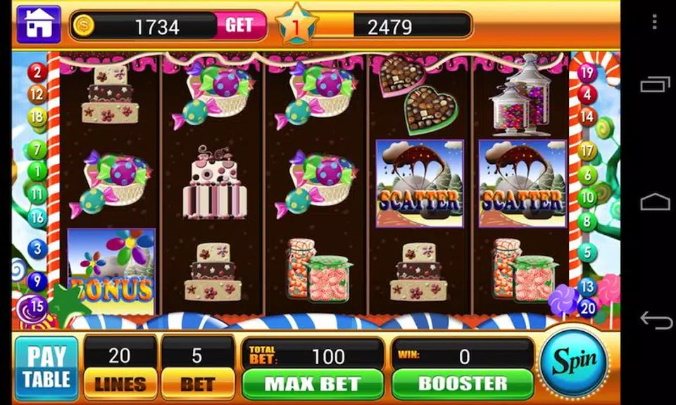 Candy Slots - Slot Machines Free Vegas Casino Game Screenshot1