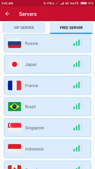 France VPN - Free France IP Address & Fast Proxy Screenshot3