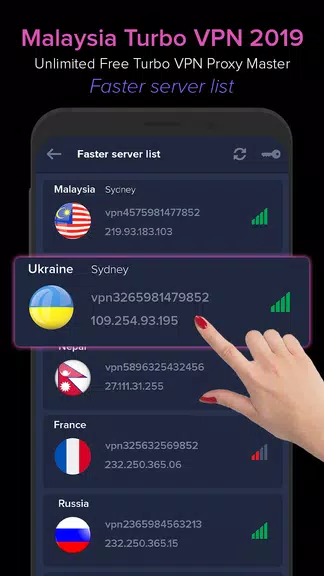 Malaysia VPN 2019 - Unlimited Free VPN ProxyMaster Screenshot3