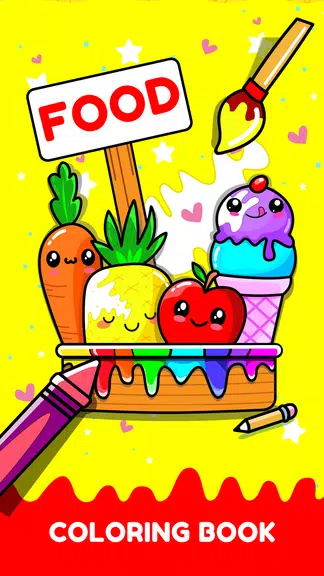 Fruits Coloring- Food Coloring Screenshot1