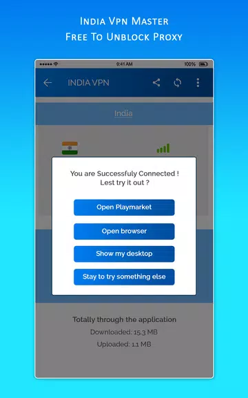 INDIA VPN MASTER - Free To Unblock Proxy Screenshot3