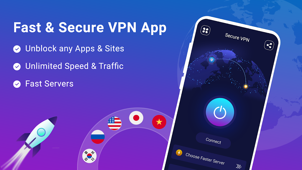 VPN - Secured VPN Proxy Master Screenshot1