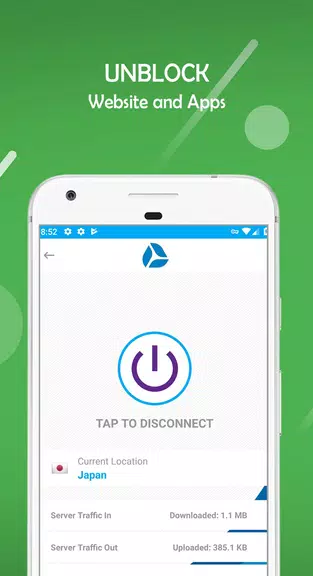 Blue VPN - A Fast , Unlimited & Free VPN Screenshot2