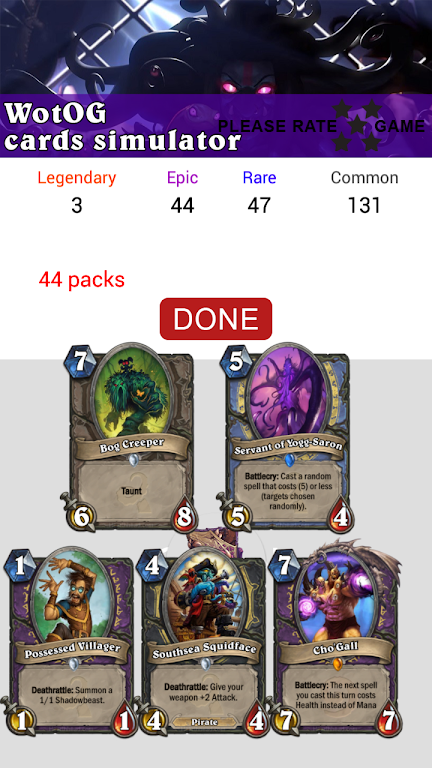 WotOG cards for Hearthstone Screenshot4